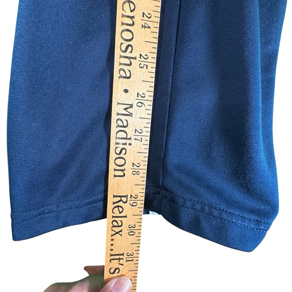 Adidas Youth Track Pants Navy Blue White 3-Stripes Size L 14/16 Athletic Fit - Picture 5 of 11